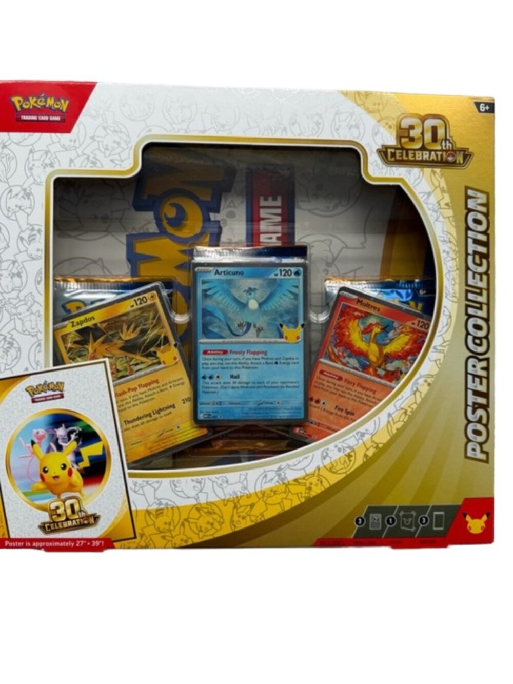 ⚡️🎉 NIB SEALED Pokémon TCG: 30th Celebration Poster Collection 📦✨